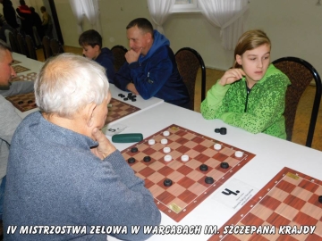 IV Mistrzostwa Zelowa w Warcabach - 2024